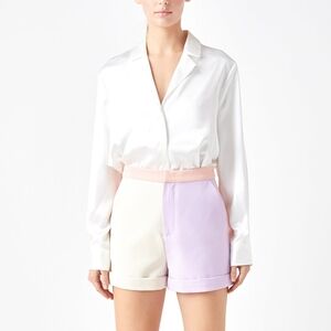 Pastel Color Block shorts